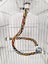 Bird Toy Bird Perch Coil Swing Cockatiel Cage Toy Chew Rope 105cm L x 2cm dia Carousel 5