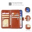 Xiaomi Mi 9 case triple wallet PU leather 9 cards ID 3 pockets brown Carousel 7