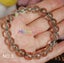 Manna hand made natural Agate crystal 8MM Fashion CHARM bracelet Carousel 4