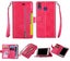 Galaxy m20 Multifunction Leather Wallet Case 9 slots 3 pockets & zipper hot pink Carousel 1