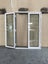 NEW WHITE ALUMINIUM DOUBLE GLAZED FRENCH DOOR:2000H x 1400W Carousel 2
