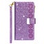 galaxy a05s case glitter leather double wallet 9 card 2 pocket zip ppl Carousel 3