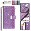 galaxy a05s case glitter leather double wallet 9 card 2 pocket zip ppl Carousel 6