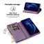 galaxy a05s case glitter leather double wallet 9 card 2 pocket zip ppl Carousel 8