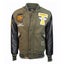 Top Gun Tiger Wool-PU Jacket Green Carousel 1