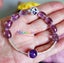 Manna hand made 925 Silver natural sliced Amethyst crystal 9MM Fashion bracelet Carousel 6