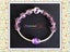 Manna hand made 925 Silver natural sliced Amethyst crystal 9MM Fashion bracelet Carousel 1