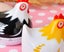 2PCS Cute Hen Timer Mechanical Kitchen Baking Reminder Carousel 2
