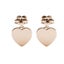 Rose-Gold Crystal Heart Shaped Earrings "Erina" Carousel 5