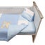 Sleep Tight Cot Bedding Set BLUE ELEPHANT Carousel 1