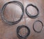 LEATHER TRIPLE LAYER BRACELET - BLACK - 60CM LENGTH - 4MM DIAMETER Carousel 1