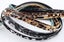 LEATHER PU LEOPARD PRINT TRIPLE LAYER BRACELET - 60CM - BLACK & WHITE Carousel 2