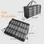 [MANGO TREES] 2-Fold Foldable Zabuton Meditation Cushion RedEle Carousel 6
