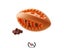 ALLPET Dog Toy RUFF PLAY FOAM TREAT RUGBY Carousel 1