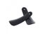 2pcs Black Plastic Shoe Horns Flexible Sturdy Spoon Shape Carousel 6