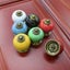 Ceramic Drawer Knob Round Shape A02 - Black Carousel 3