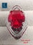 Vintage Diamond Ring 925 Silver Ruby Ring Jewellery *Local STOCK NOW* Carousel 1