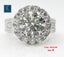 Diamond Moissanite Ring Wedding Halo Ring Jewellery *Local Buy* Carousel 3