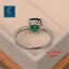 Brand New Emerald Diamond Ring 925 Silver Wedding Ring Jewellery *Sale NOW* Carousel 3