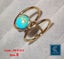 NEW new Vintage Turquoise Ring Gold Bohemian Ring Jewellery*Hot SALE Carousel 3