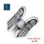 Rainbow Moonstone Silver Ring Angel Ring Jewellery *Local STOCK NOW* Carousel 7