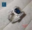 Sapphire Diamond Ring White Gold Ring Jewellery *Local Clearance* Carousel 3