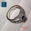 Sapphire Diamond Ring White Gold Ring Jewellery *Local Clearance* Carousel 7