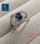 Sapphire Diamond Ring White Gold Ring Jewellery *Local Clearance* Carousel 8