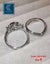 2Pcs Diamond Rings White Gold Engagement Ring Jewellery *Local Buy* Carousel 5