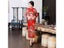 Plus Size XXXL Women Classic Cheongsam Rayon Floral Elegant Evening Party Dress Carousel 1