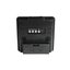 DIGITAL SQUARE ALARM CLOCK WITH BLUE BACK LIGHT & CALENDAR BLACK Carousel 3