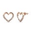 Rose-Gold Heart Crystal Jewellery Set "Sylvia" Carousel 5