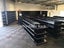 Black Double sided supermarket / display shelf 900Lx900Wx1800H Carousel 3