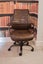 Urbano Interiors - Oxford Vintage Brown Leather Office Chair-Height Adjustable Carousel 2