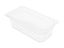 1/3GN 100mm Gastronorm Pan - Clear Polycarbonate - Food Grade Carousel 1