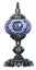 Turkish Mosaic Table Lamp Blue With Large Elegant Base - 33cm Carousel 3