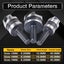 3PCS 1/4 Inch Hex Shank 5 Flute 90 Degree Chamfering Countersink Drill Bit Set Carousel 12