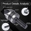 3PCS 1/4 Inch Hex Shank 5 Flute 90 Degree Chamfering Countersink Drill Bit Set Carousel 20