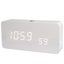 TODO LED Digital Alarm Clock Rechargeable Woodgrain USB Android iOS Control A... Carousel 3