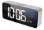 TODO LED Digital Alarm Clock Temperature Music Alarm USB Rechargeable - Silver Carousel 1