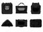 Foldable Pet Carrier - Portable Pets Crate Black S - 510mmL x 330mmW x 330mm Carousel 4
