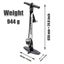 High Pressure Bicycle Alloy Floor Air Pump Gauge Carousel 5