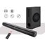 Philex 32in 60W Detachable Bluetooth Soundbar + Wired Subwoofer RCA-In USB HDMI Carousel 3