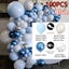 Blue Balloon Arch Set Birthday Wedding Baby Shower Ballon Kit Party Decor Carousel 2