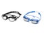 2 X Adult Anti Fog Swim Goggles With Ear Plugs Black and Blue Carousel 1