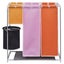 vidaXL 3-Section Laundry Sorter Hamper with a Washing Bin Carousel 2