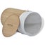 vidaXL Bamboo Laundry Bin Round Natural Carousel 5
