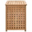 vidaXL Laundry Chest 77.5x37.5x46.5 cm Solid Walnut Wood Carousel 4