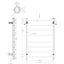 Heated Towel Rail 912x620x120mm Carousel 4
