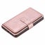 Moto g62 5g case PU leather retro style 10 card triple wallet rose gold Carousel 7